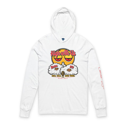 High With Us Hoodie | Bleu Teez