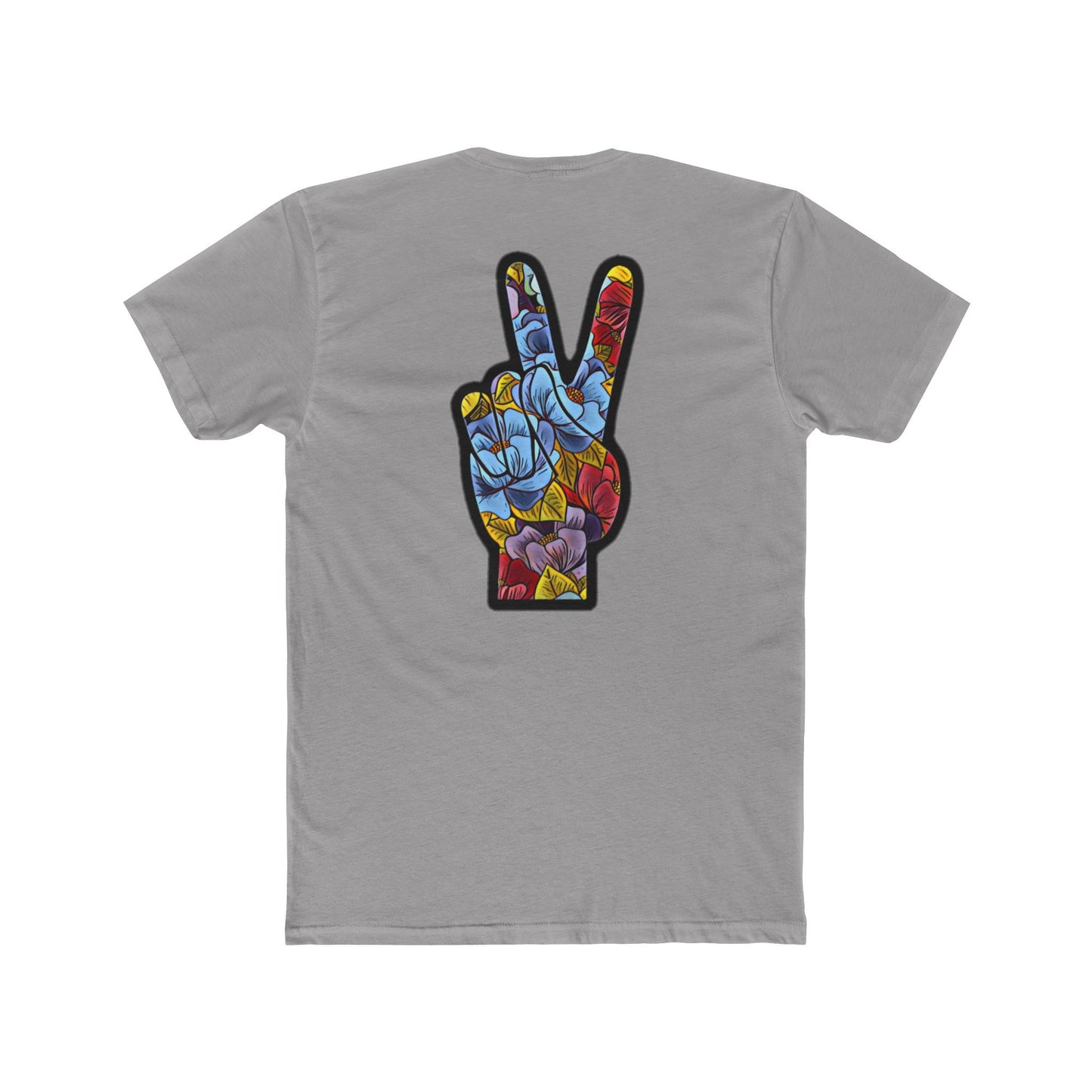 Floral Peace Black | Bleu Tee