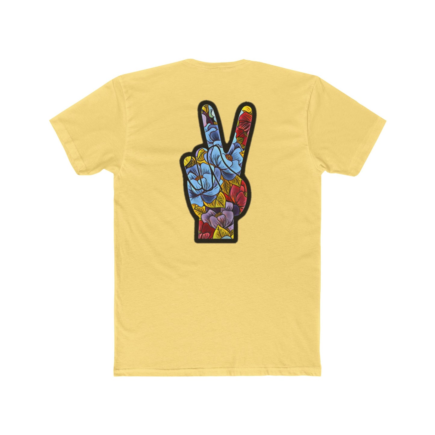 Floral Peace Black | Bleu Tee