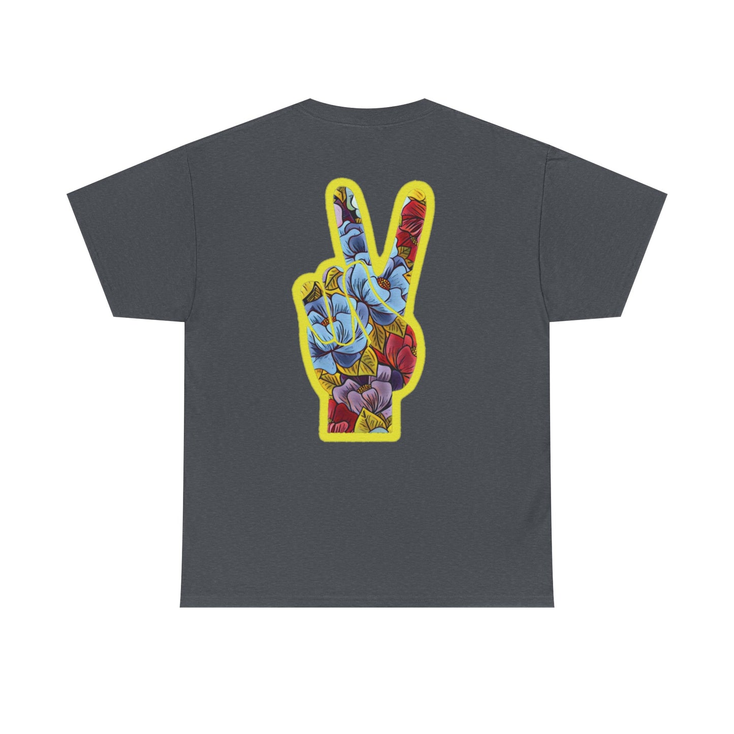 Floral Peace Yellow | Bleu Tee