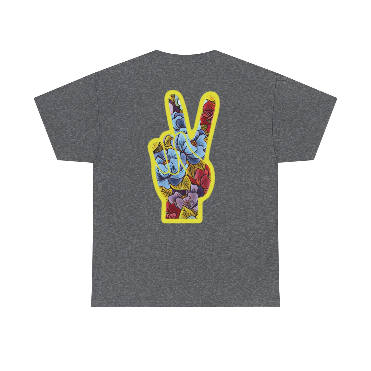 Floral Peace Yellow | Bleu Tee