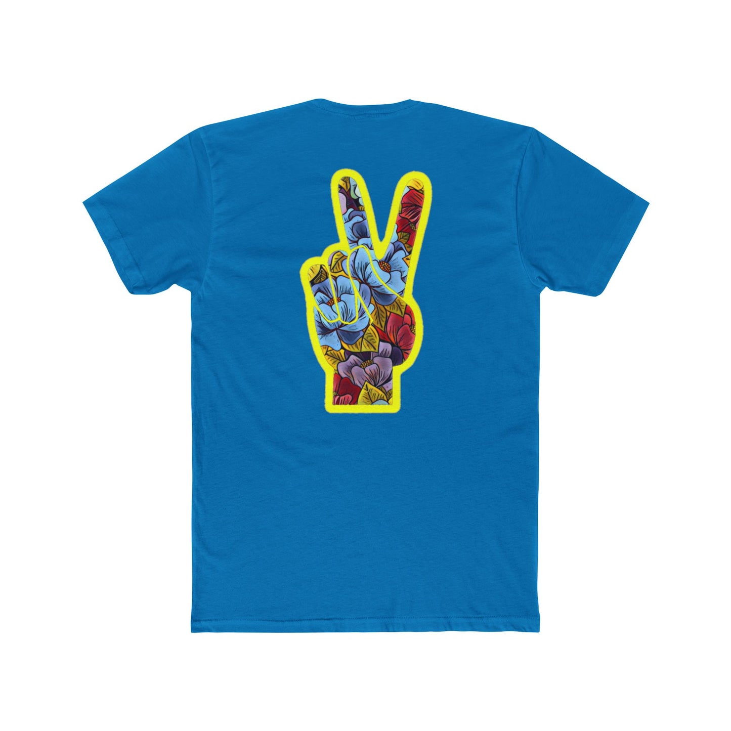 Floral Peace Yellow | Bleu Tee