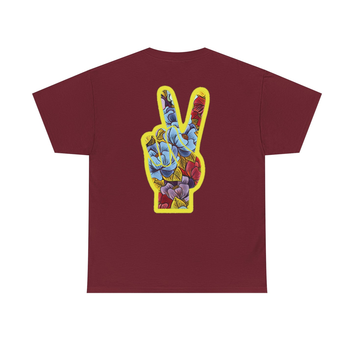 Floral Peace Yellow | Bleu Tee