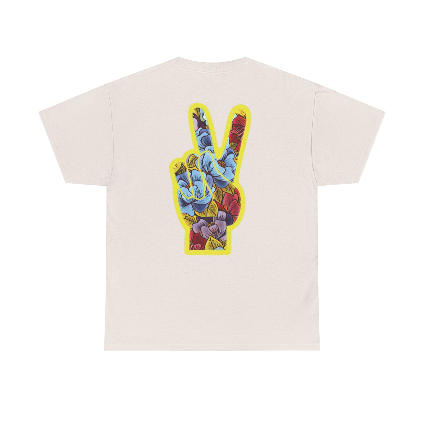 Floral Peace Yellow | Bleu Tee