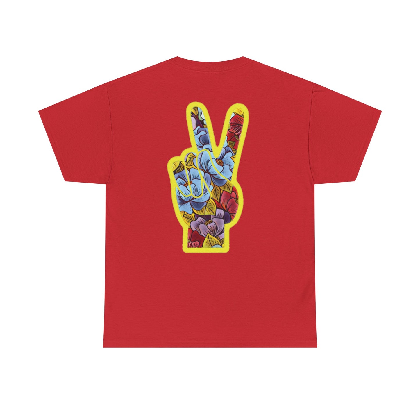 Floral Peace Yellow | Bleu Tee