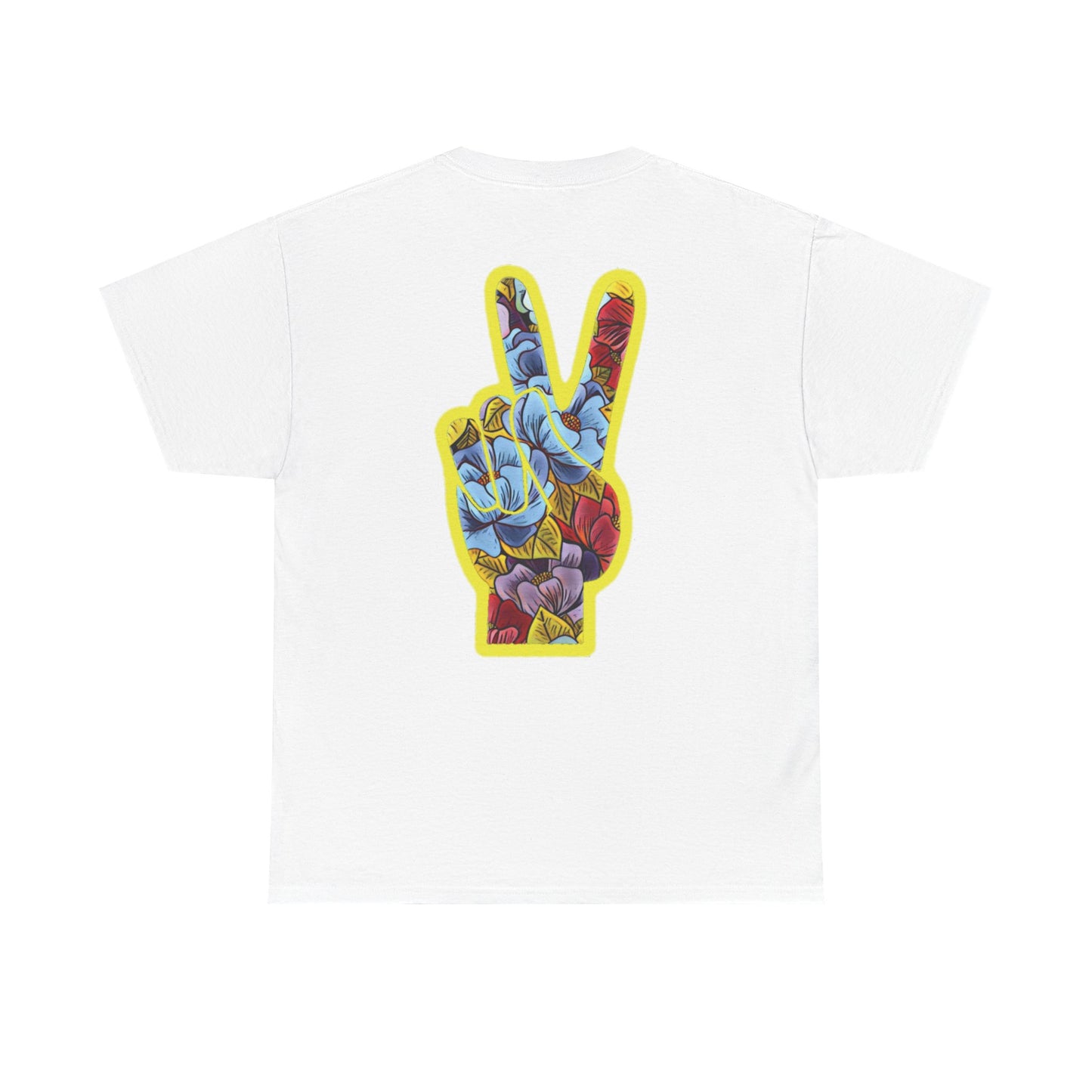 Floral Peace Yellow | Bleu Tee