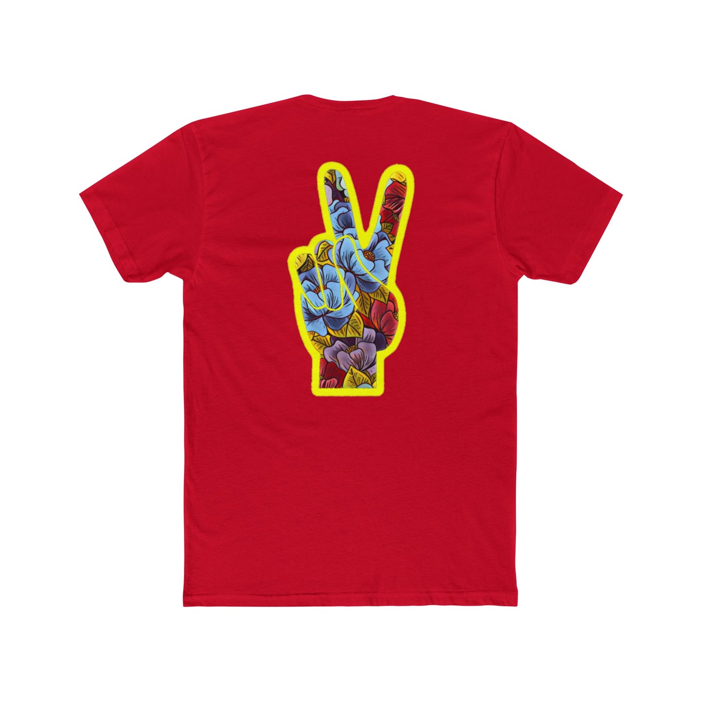 Floral Peace Yellow | Bleu Tee