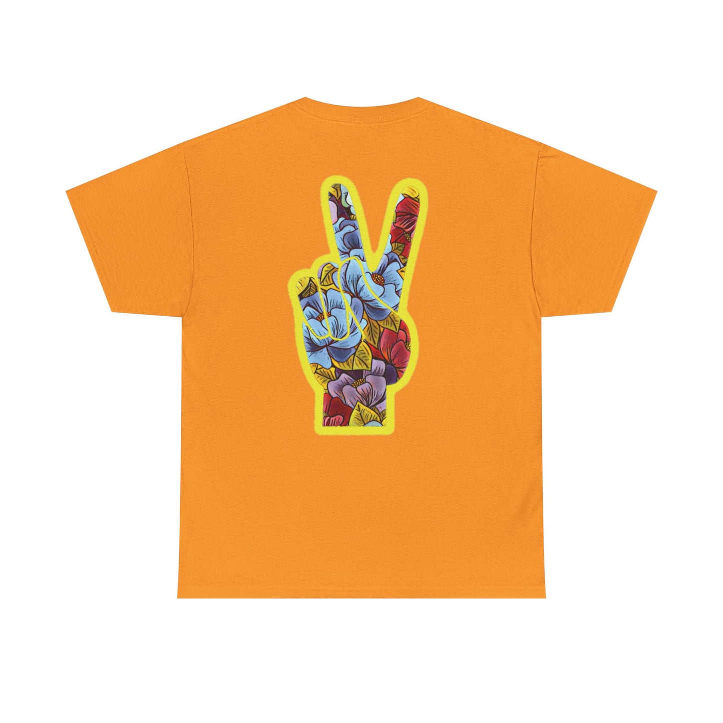 Floral Peace Yellow | Bleu Tee