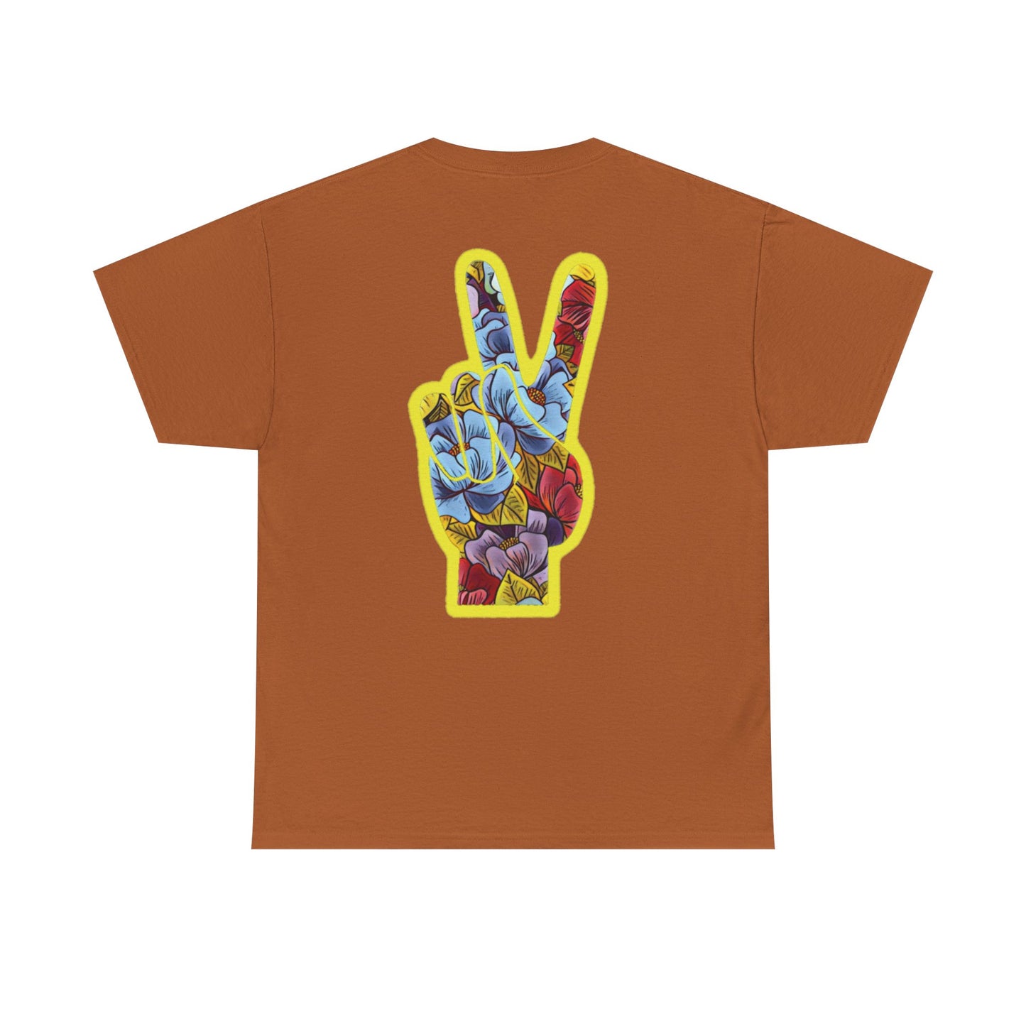 Floral Peace Yellow | Bleu Tee