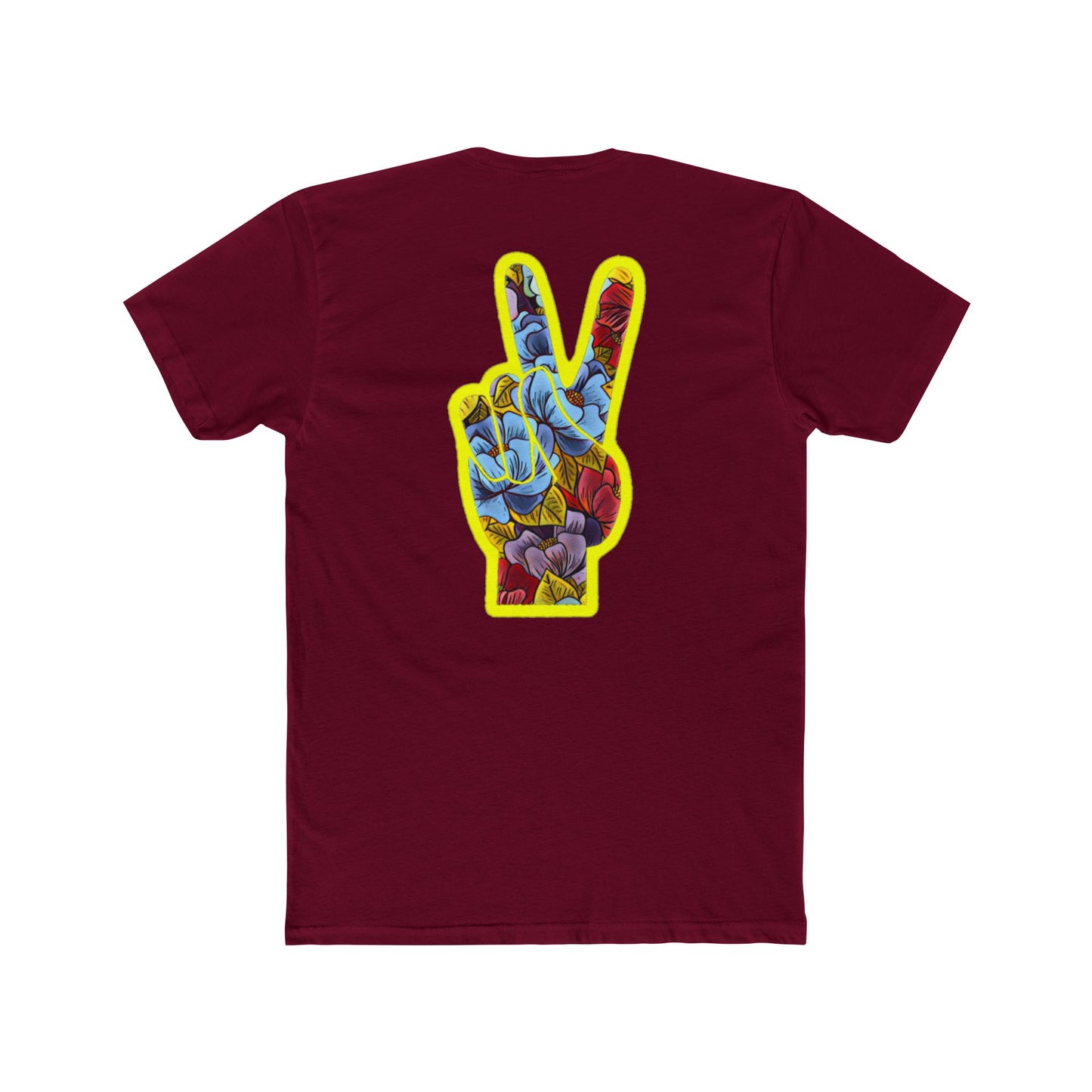 Floral Peace Yellow | Bleu Tee