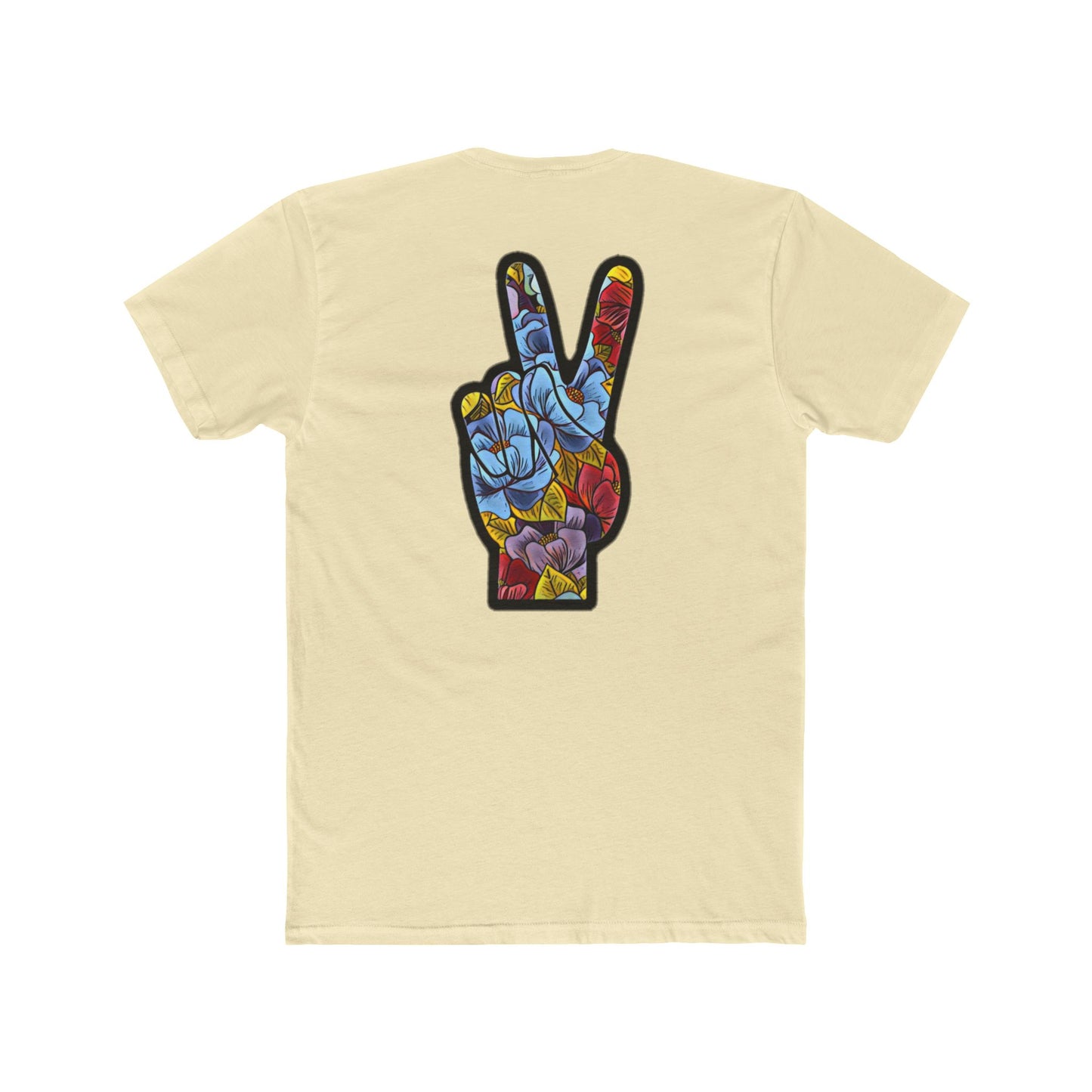Floral Peace Black | Bleu Tee