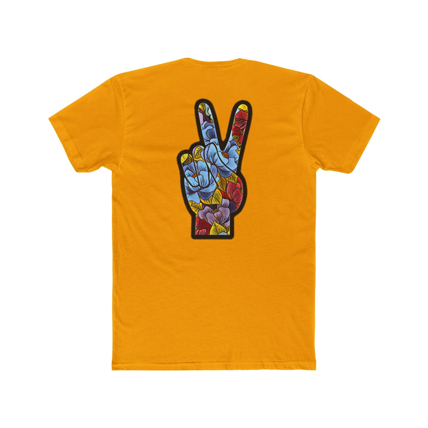 Floral Peace Black | Bleu Tee