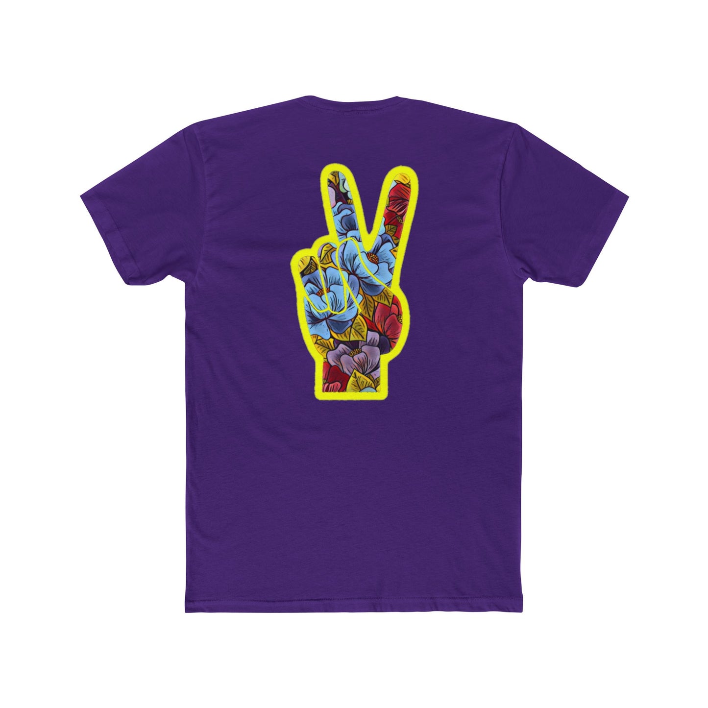 Floral Peace Yellow | Bleu Tee