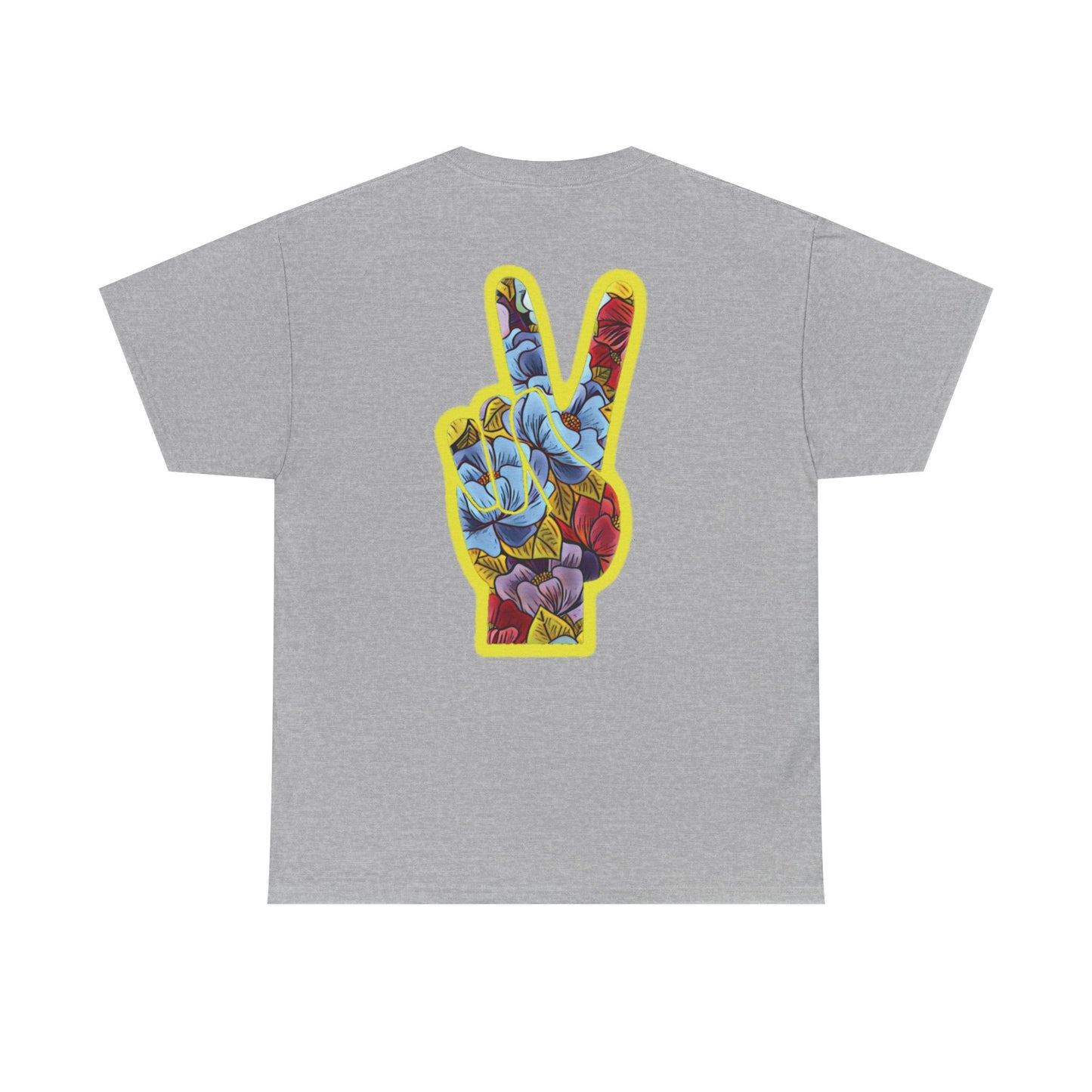 Floral Peace Yellow | Bleu Tee