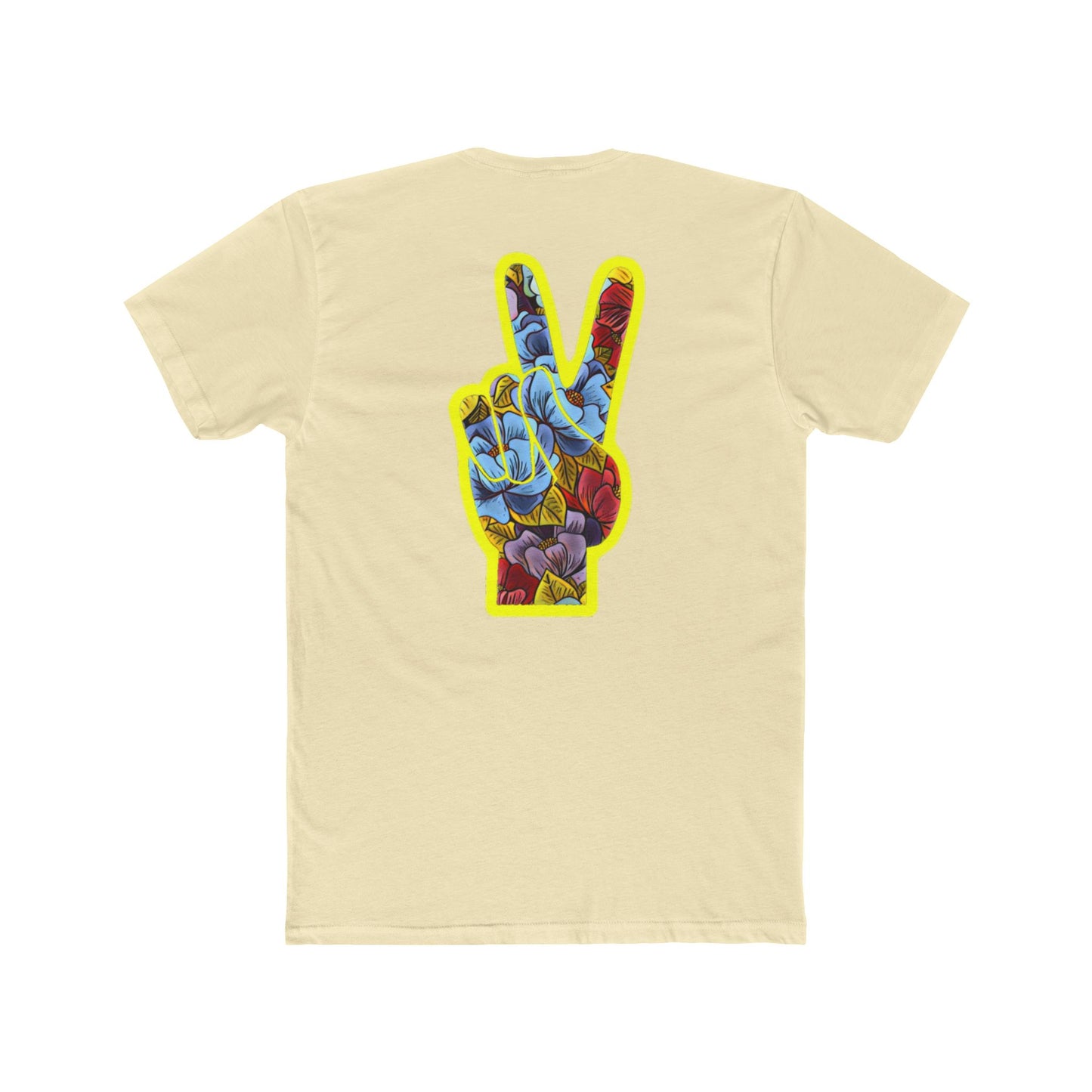 Floral Peace Yellow | Bleu Tee