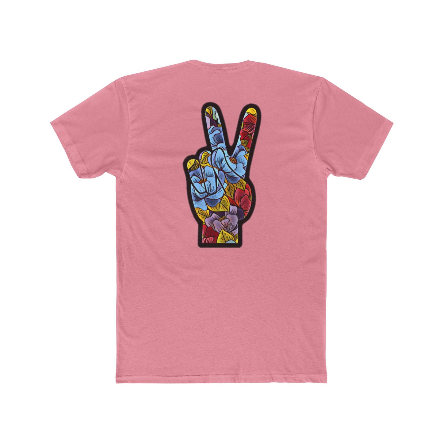 Floral Peace Black | Bleu Tee