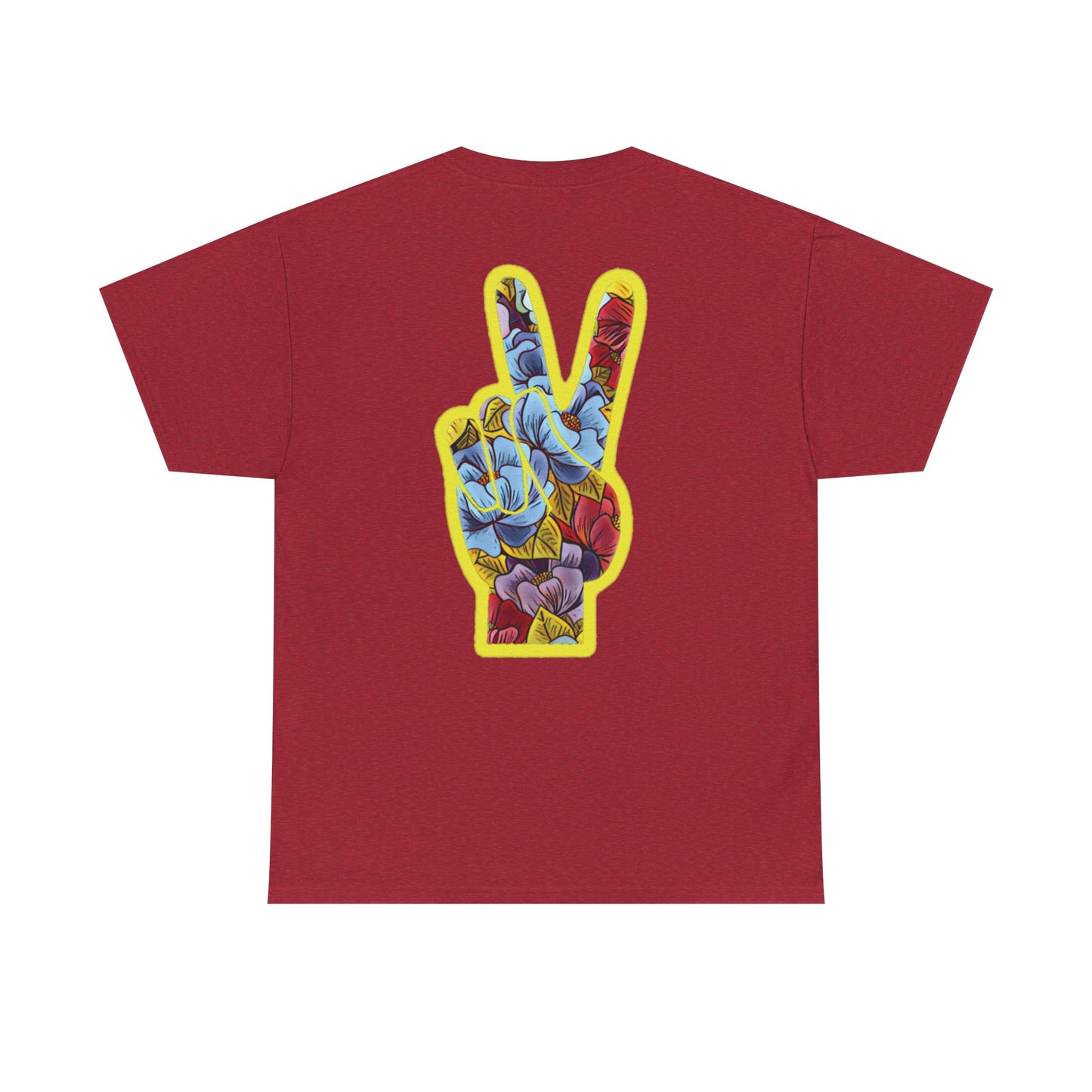 Floral Peace Yellow | Bleu Tee