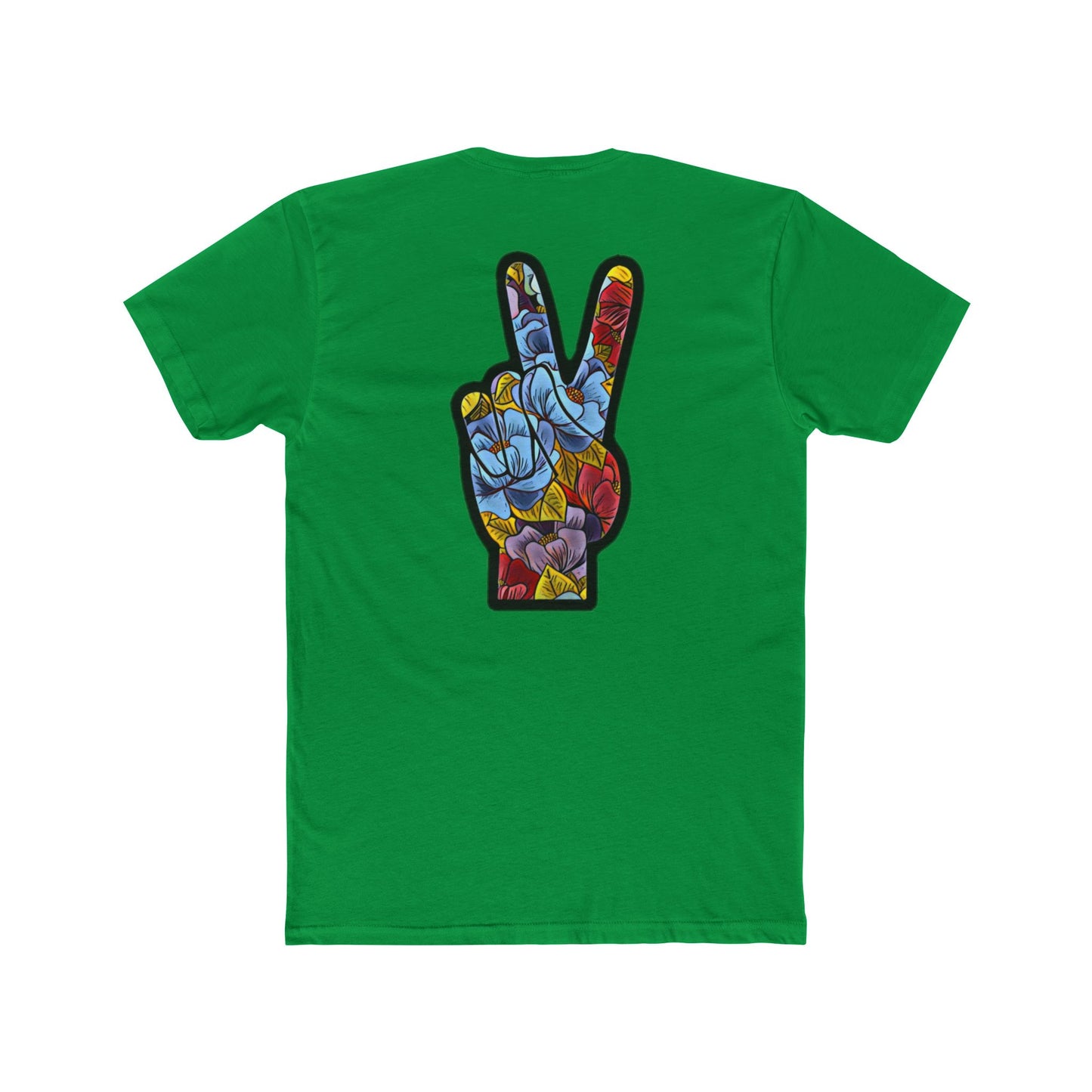 Floral Peace Black | Bleu Tee