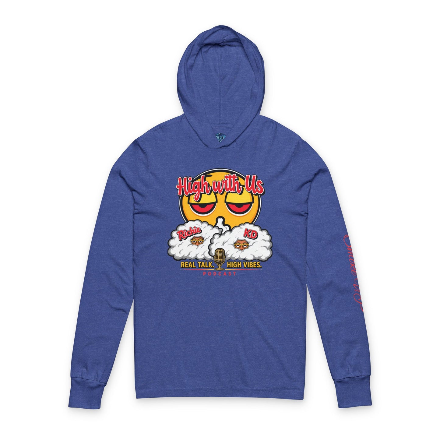High With Us Hoodie | Bleu Teez