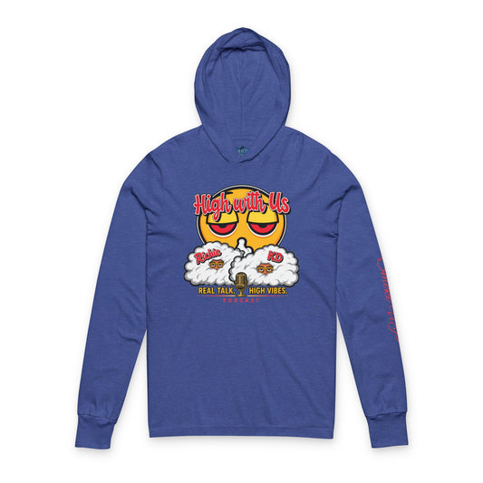 High With Us Hoodie | Bleu Teez