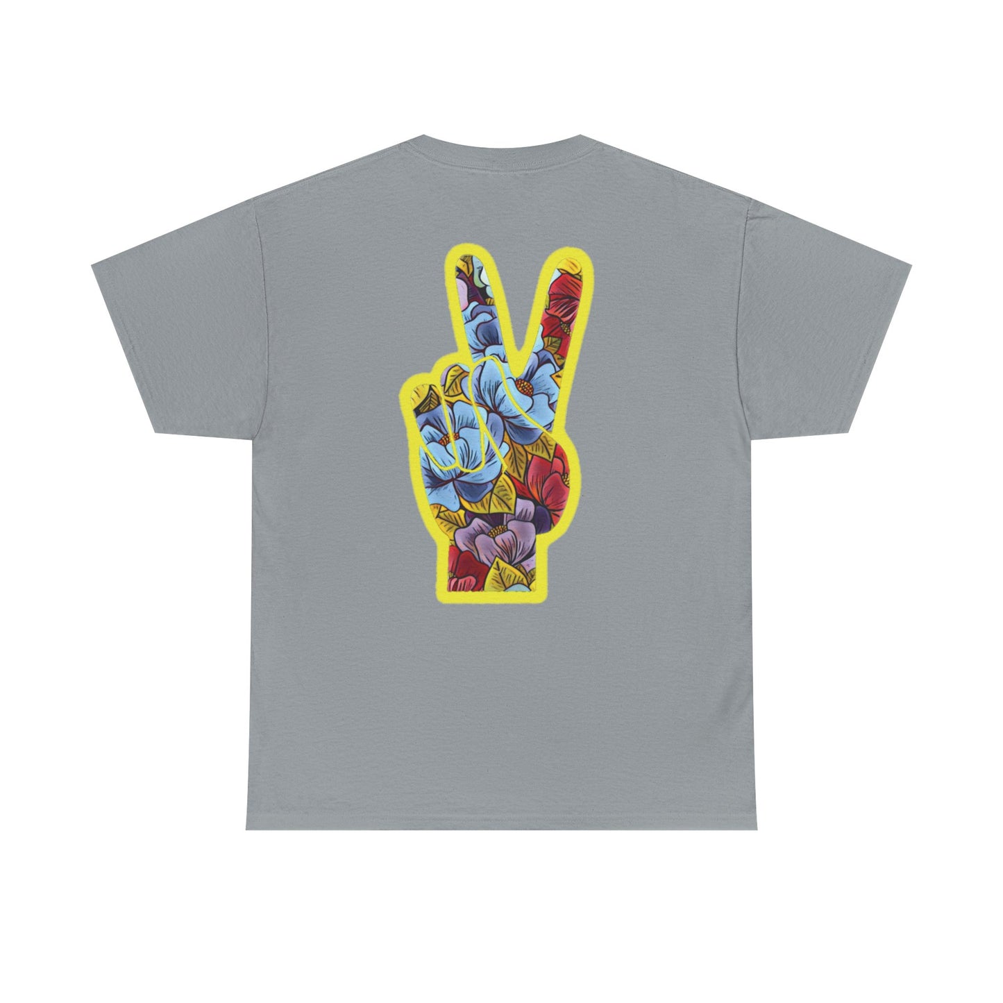 Floral Peace Yellow | Bleu Tee
