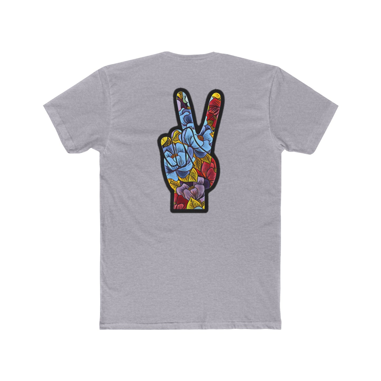 Floral Peace Black | Bleu Tee